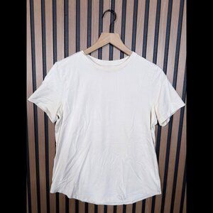 Lululemon Shirt S / M Adults Ivory Short Sleeve Casual Tee